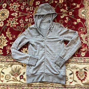 Icebreaker Merino Wool Zip hoodie, Heather Gray, XS -  Excellent condition